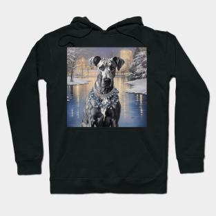 Jewelled Great Dane Hoodie